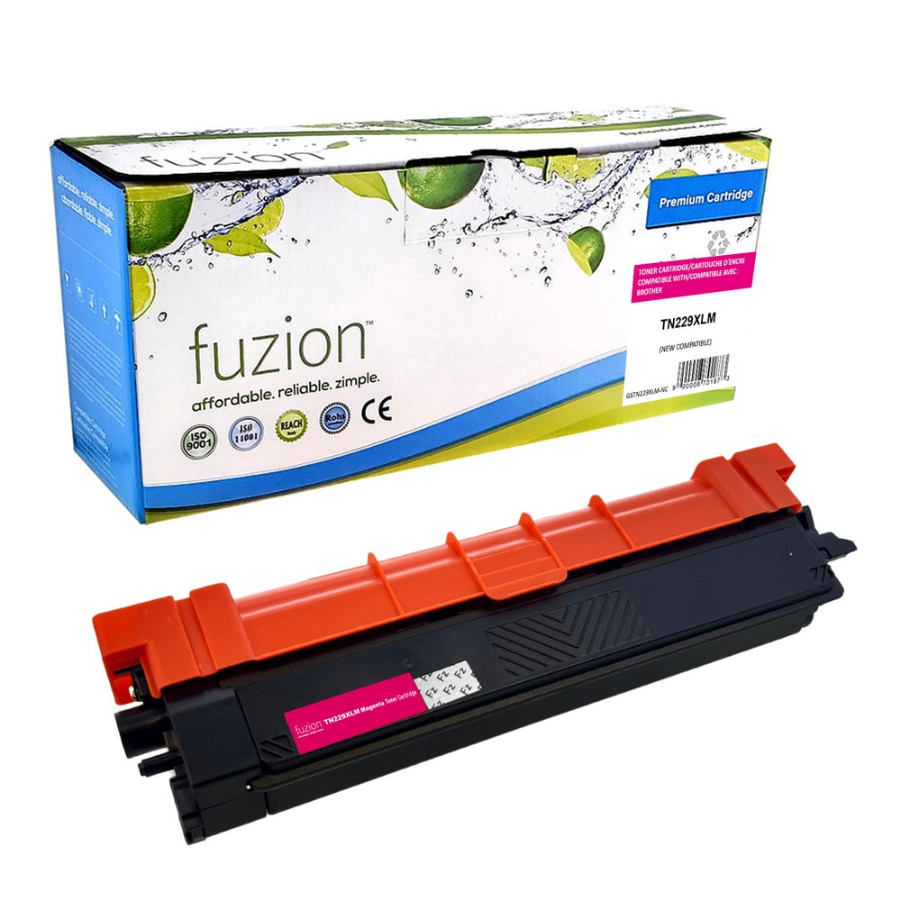 Brother Compatible TN229XL Magenta Toner Cartridge Fuzion Brand