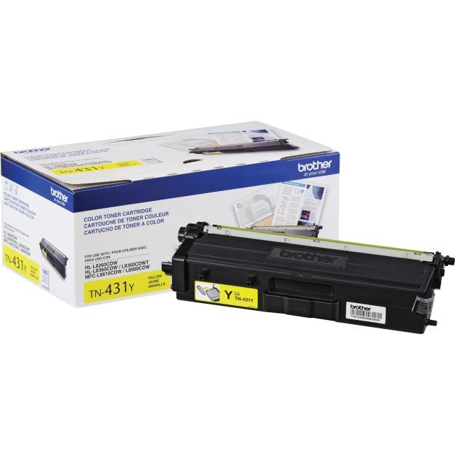 Brother TN431Y Yellow Toner Cartridge Brother