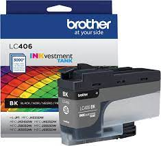 Brother Genuine LC406BKS INKvestment Tank Standard-Yield Black Ink Cartridge Brother