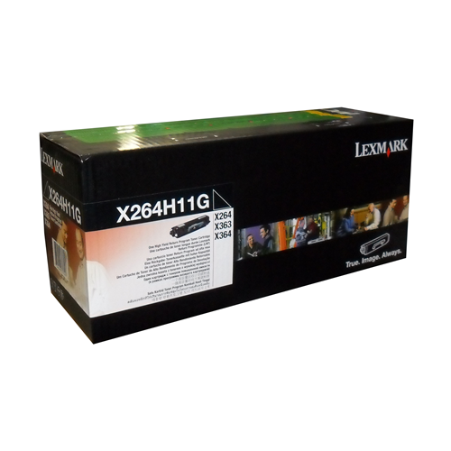 Lexmark X264, 363, 364 Return Programme 9K Toner Cartridge Part no.: X264H11G Lexmark