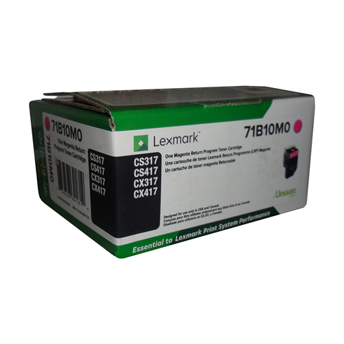 Lexmark CS/CX317,417,517 Magenta Return Program 2.3K Toner Cartridge Lexmark