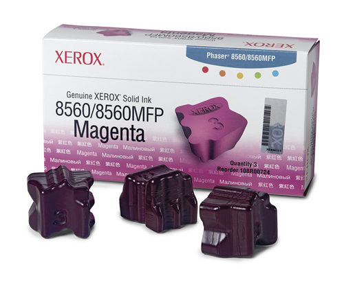 108R00724 Genuine Xerox Solid Ink Magenta, Phaser 8560/8560MFP (3 Sticks) Xerox