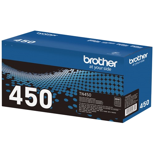 Brother TN450 Black Toner Cartridge, High Yield Brother