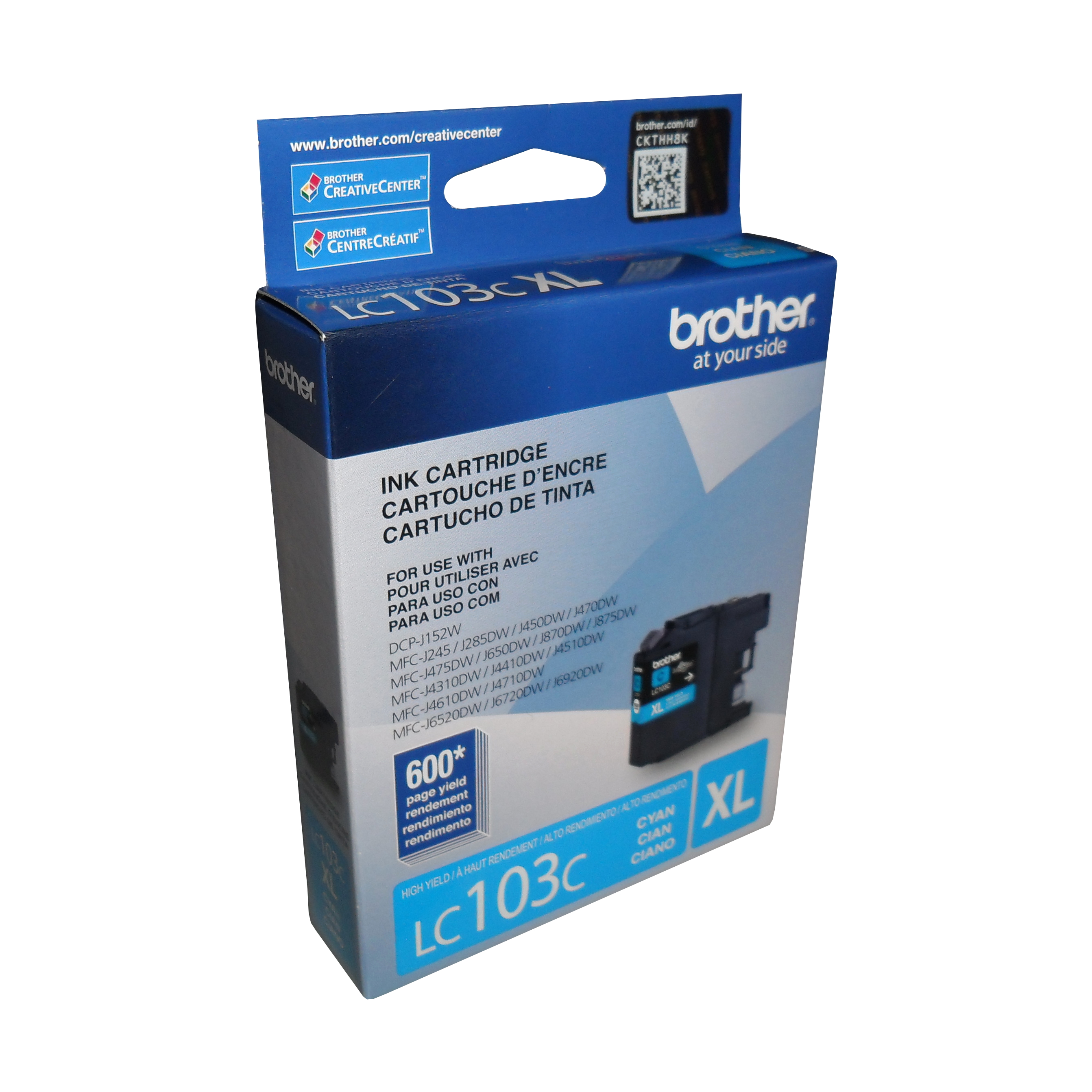 Brother LC103CS Innobella  Cyan Ink Cartridge, High Yield (XL Series) Brother