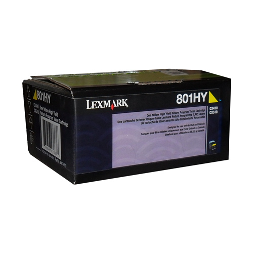 Lexmark CX410,510 Yellow Return Program 3K Toner Cartridge Lexmark