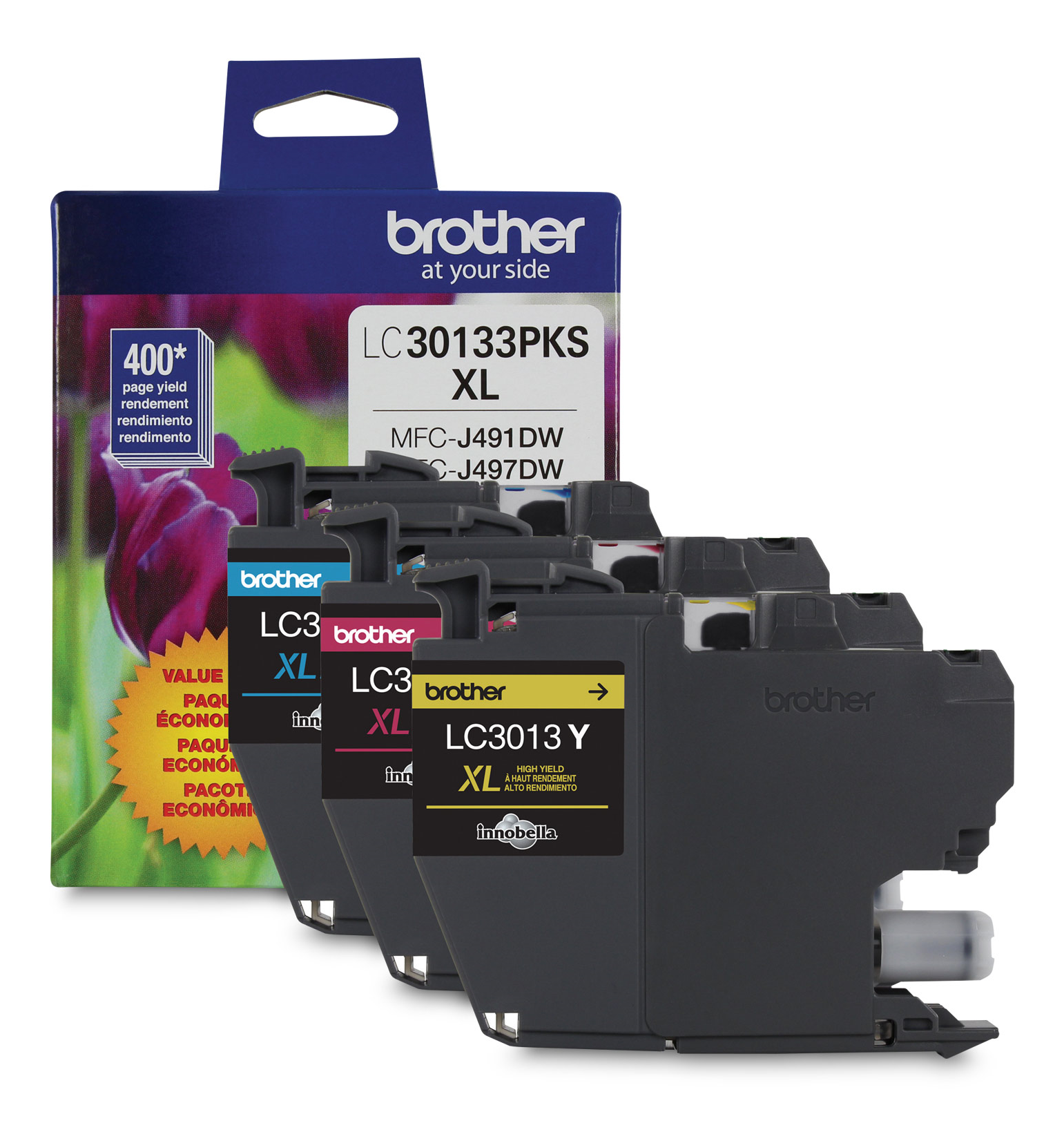 Brother LC30133PKS Colour Ink Cartridges, Super High Yield Brother