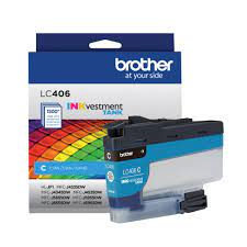 Brother Genuine LC406CS Standard-Yield Cyan Ink Cartridge Brother