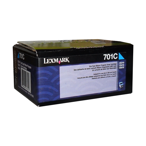 Lexmark CS/CX310,410,510 Cyan Return Program 1K Toner Cartridge Lexmark