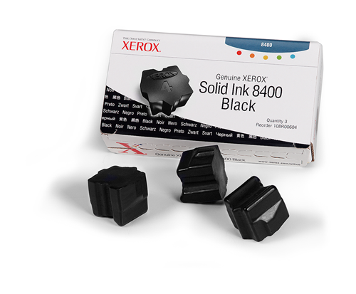 108R00604 Genuine Xerox Solid Ink 8400 Black (three Sticks) Xerox