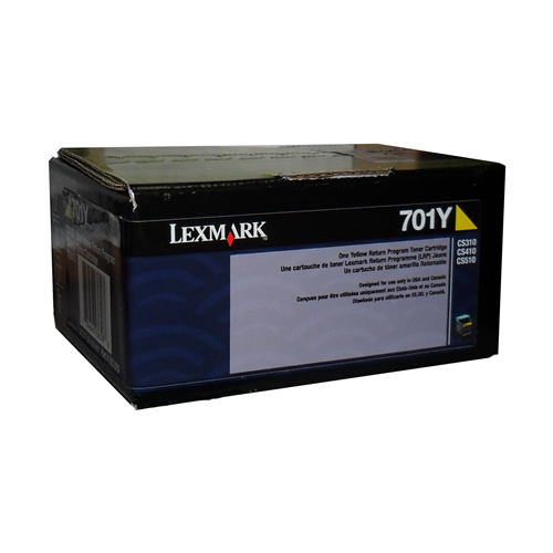 Lexmark CS/CX310,410,510 Yellow Return Program 1K Toner Cartridge Lexmark