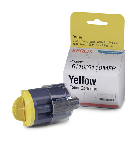 106R01273 Yellow Toner Cartridge, Phaser 6110/6110MFP Xerox