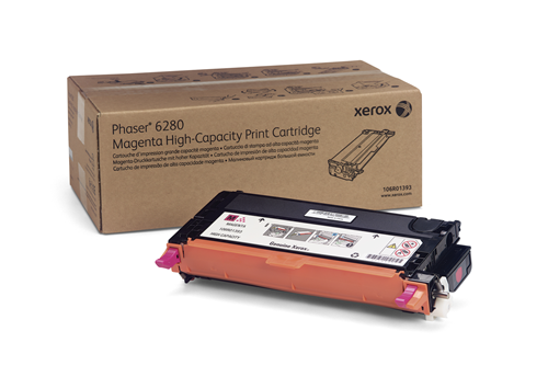 106R01393 Magenta High Capacity Print Cartridge, Phaser 6280 Xerox