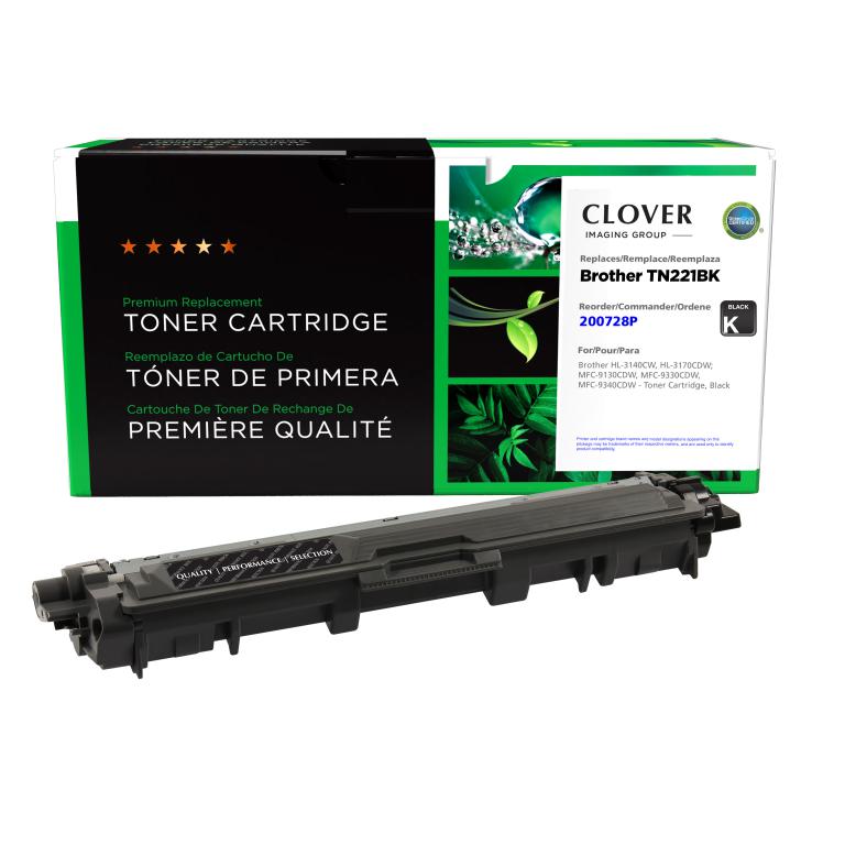 Black Toner Cartridge for Brother TN221