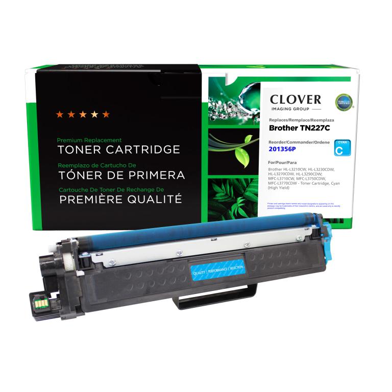 High Yield Cyan Toner Cartridge for Brother TN227