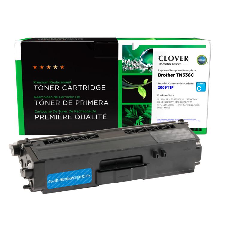 High Yield Cyan Toner Cartridge for Brother TN336