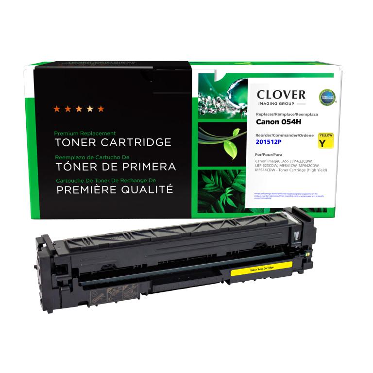 High Yield Yellow Toner Cartridge for Canon 054H (3025C001)