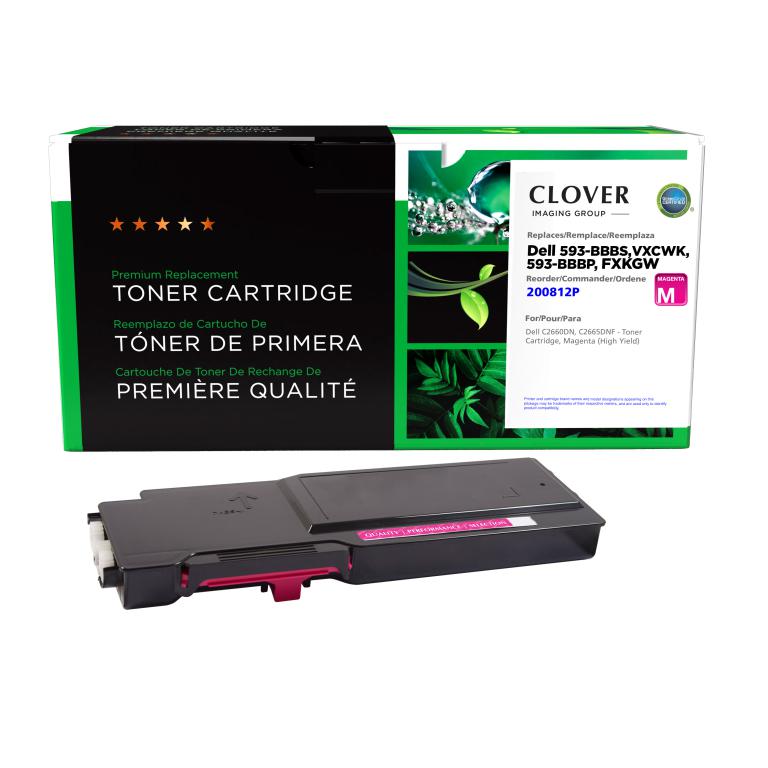 High Yield Magenta Toner Cartridge for Dell C2660