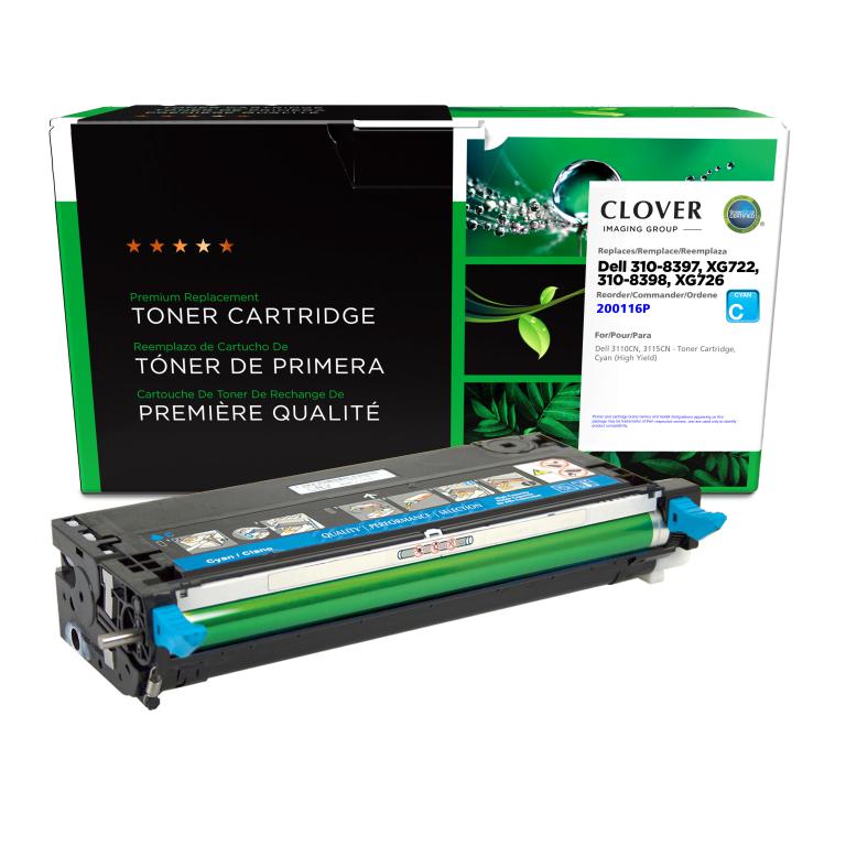 High Yield Cyan Toner Cartridge for Dell 3110/3115