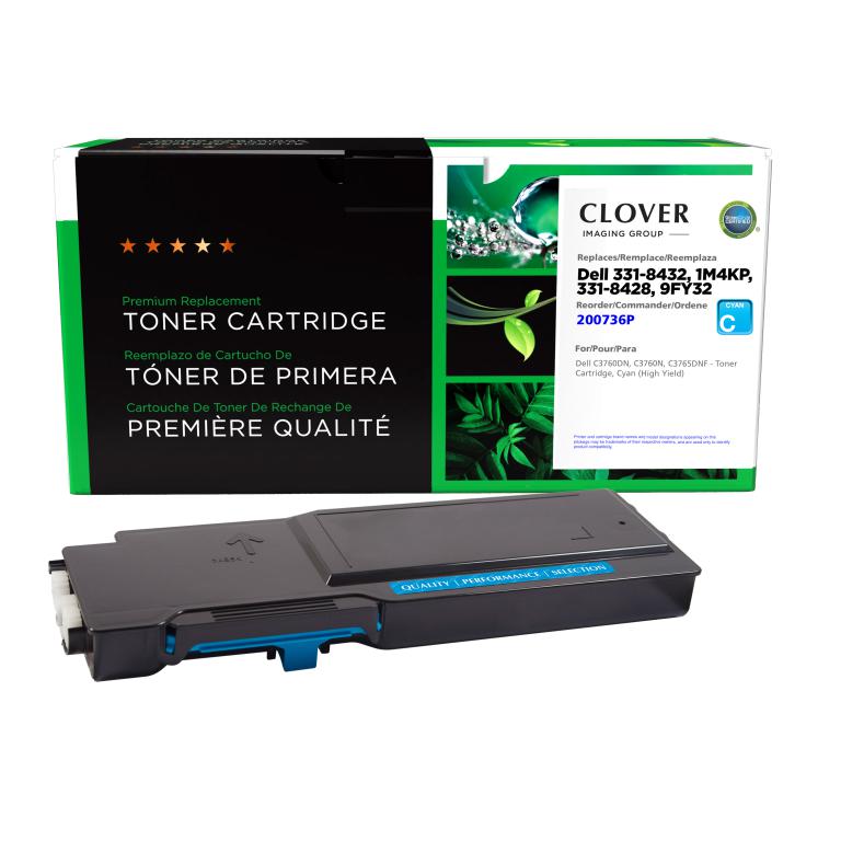 High Yield Cyan Toner Cartridge for Dell C3760