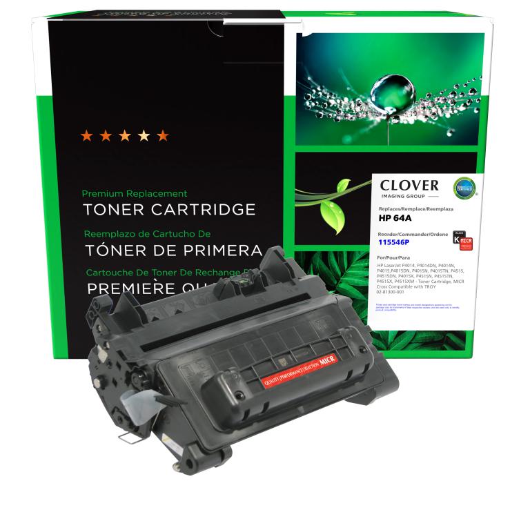 MICR Toner Cartridge for HP CC364A (HP 64A), TROY 02-81300-001