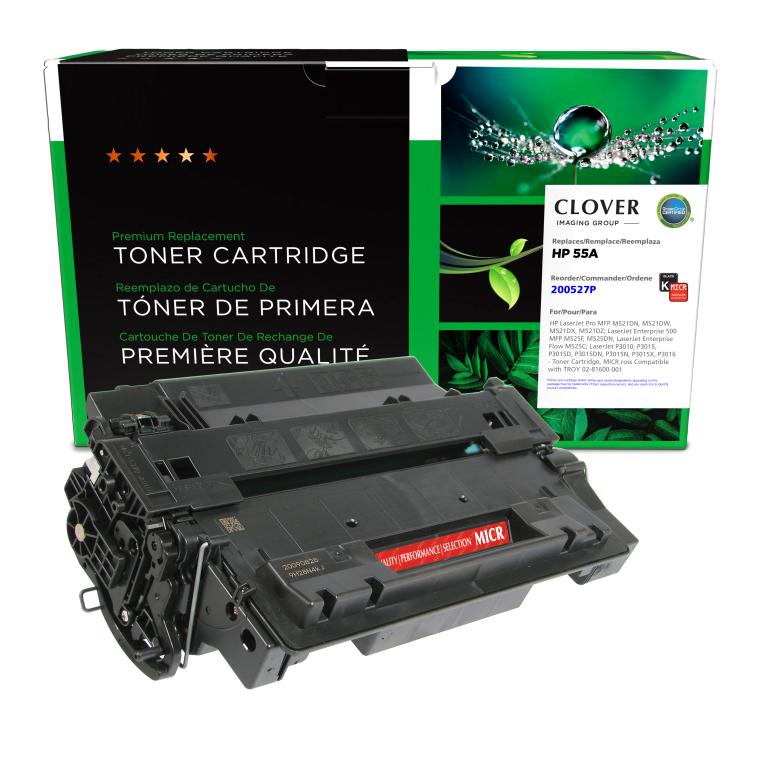 MICR Toner Cartridge for HP CE255A (HP 55A), TROY 02-81600-001