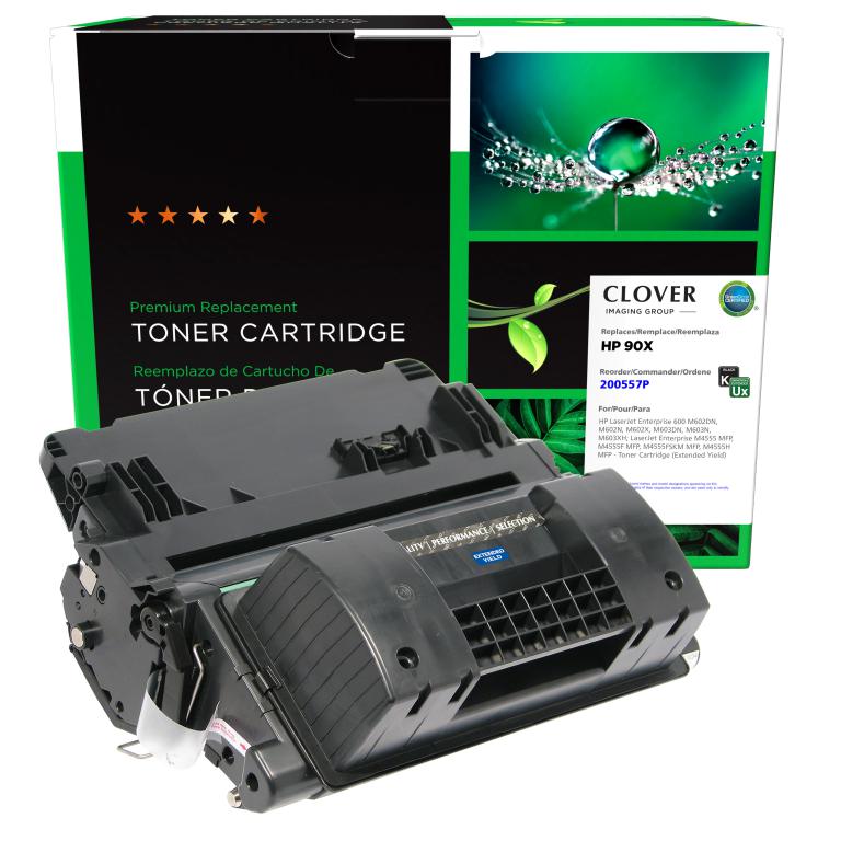 Extended Yield Black Toner Cartridge for HP CE390X