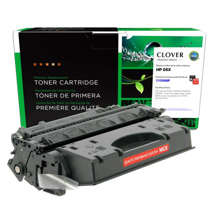 High Yield MICR Toner Cartridge for HP CE505X (HP 05X), TROY 02-81501-001