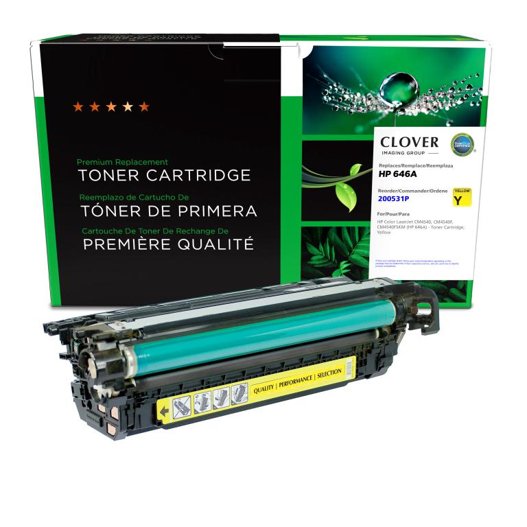 Yellow Toner Cartridge for HP 646A (CF032A)