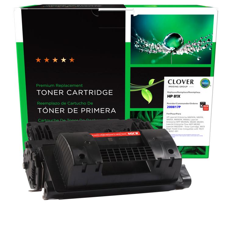 High Yield MICR Toner Cartridge for HP CF281X (HP 81X), TROY 02-82021-001