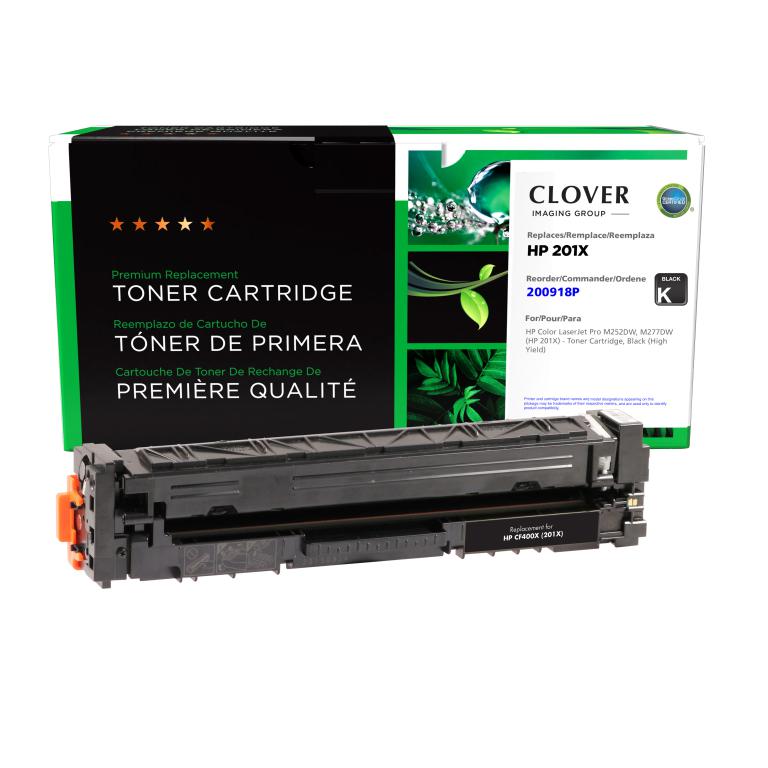 High Yield Black Toner Cartridge for HP 201X (CF400X)