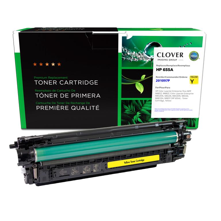 Yellow Toner Cartridge for HP 655A (CF452A)