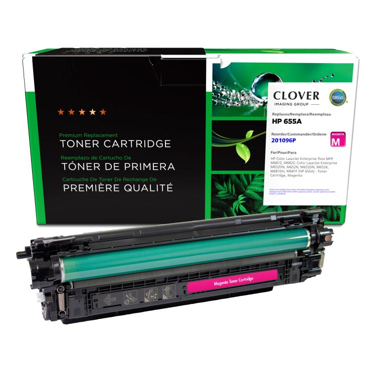 Magenta Toner Cartridge for HP 655A (CF453A)