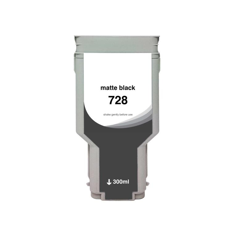 Matte Black Wide Format Ink Cartridge for HP 728 (F9J68A)