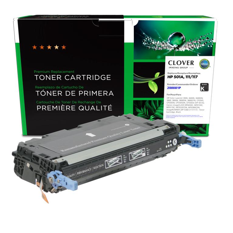 Black Toner Cartridge for HP 501A (Q6470A)