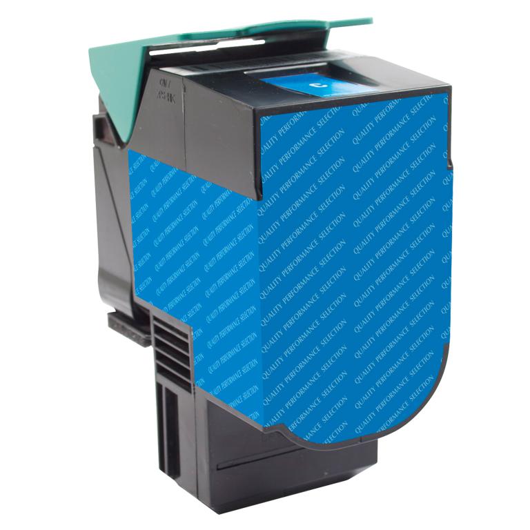 High Yield Cyan Toner Cartridge for Lexmark CS417/CS517