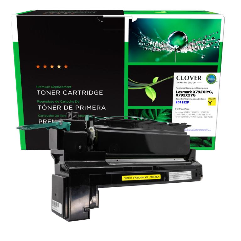 Extra High Yield Yellow Toner Cartridge for Lexmark X792