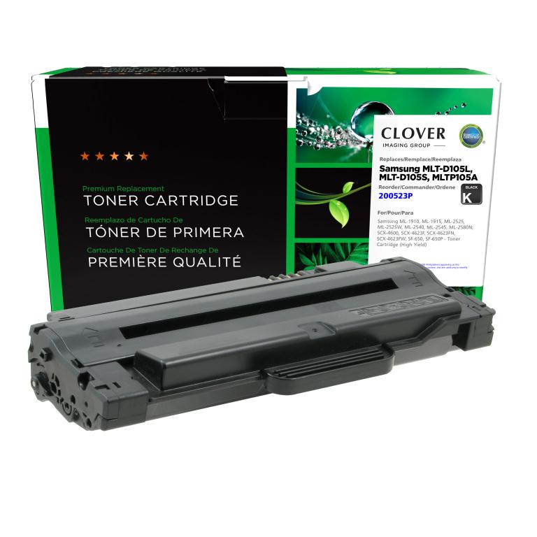 High Yield Toner Cartridge for Samsung MLT-D105L/MLT-D105S