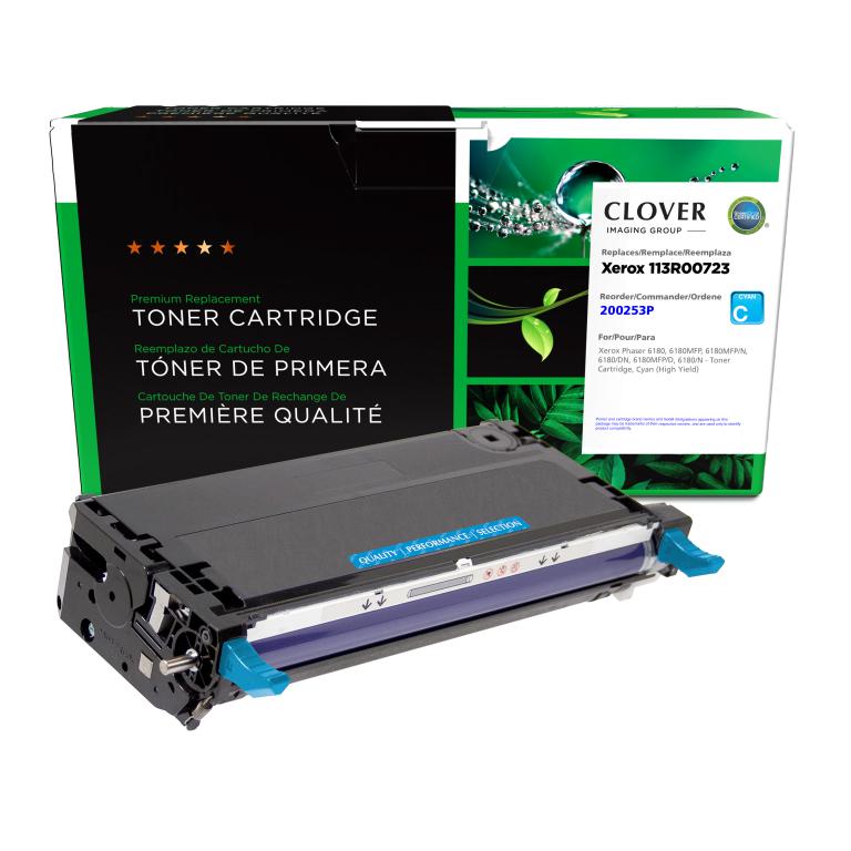 High Yield Cyan Toner Cartridge for Xerox 113R00723