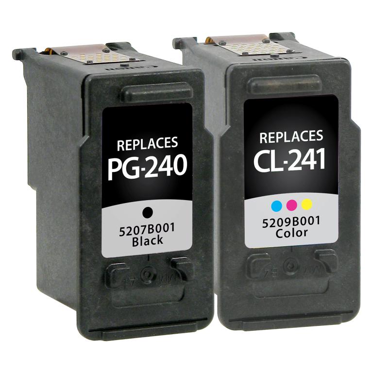 Black, Color Ink Cartridges for Canon PG-240/CL-241