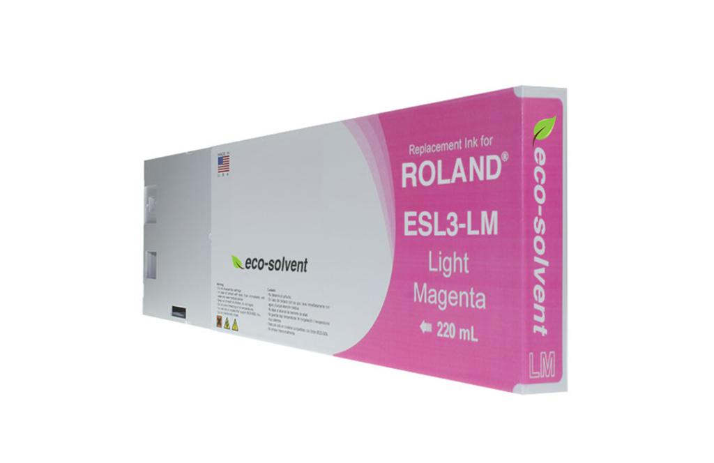 Light Magenta Wide Format Inkjet Cartridge for Roland ESL3-LM