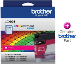 Brother Genuine LC406MS Standard-Yield Magenta Ink Cartridge Brother