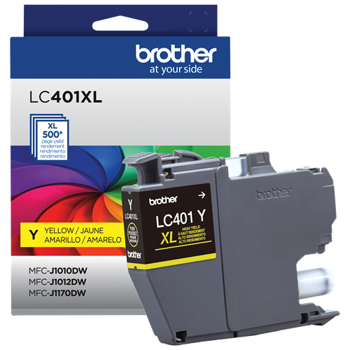 Brother Genuine LC401XLYS High-Yield Yellow Ink Cartridge Brother