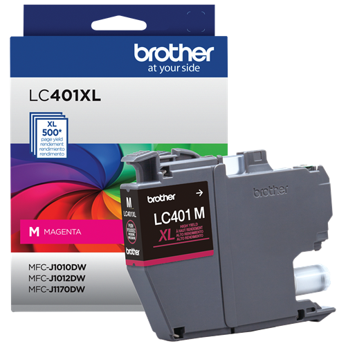 Brother Genuine LC401XLMS High-Yield Magenta Ink Cartridge Brother