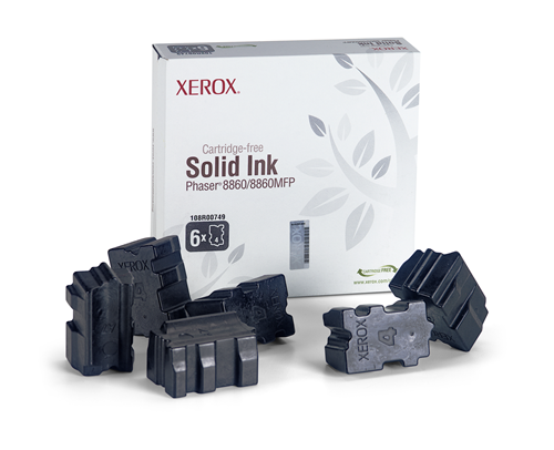 108R00749 Genuine Xerox Solid Ink Black, Phaser 8860/8860MFP (6 Sticks) Xerox