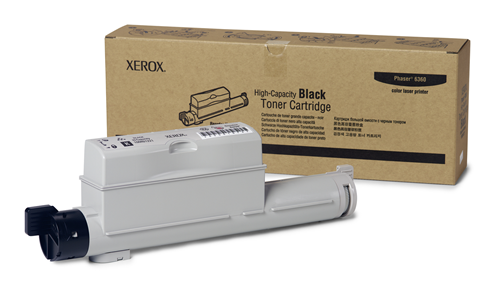 106R01221 Black High Capacity Toner Cartridge, Phaser 6360 Xerox