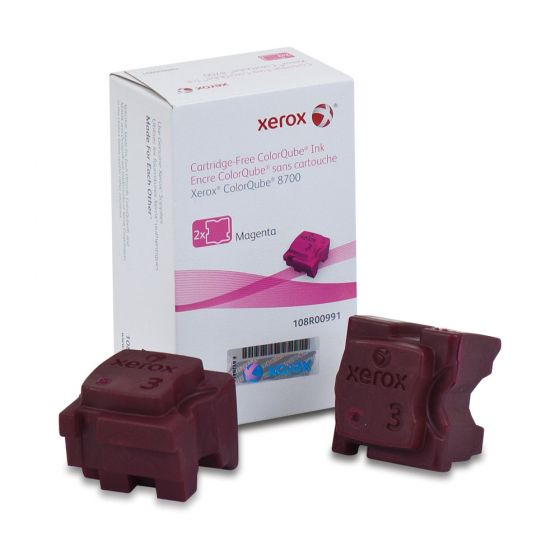 108R00991 Xerox Colorqube Ink Magenta, Colorqube 8700 (2 Sticks), North America Xerox